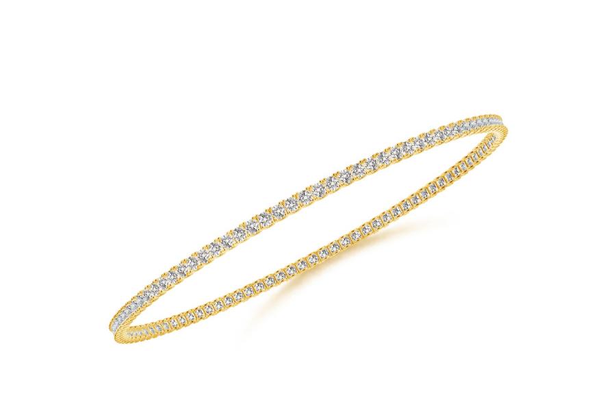 Recycle your gold — reimagined into an eternity diamond bangle