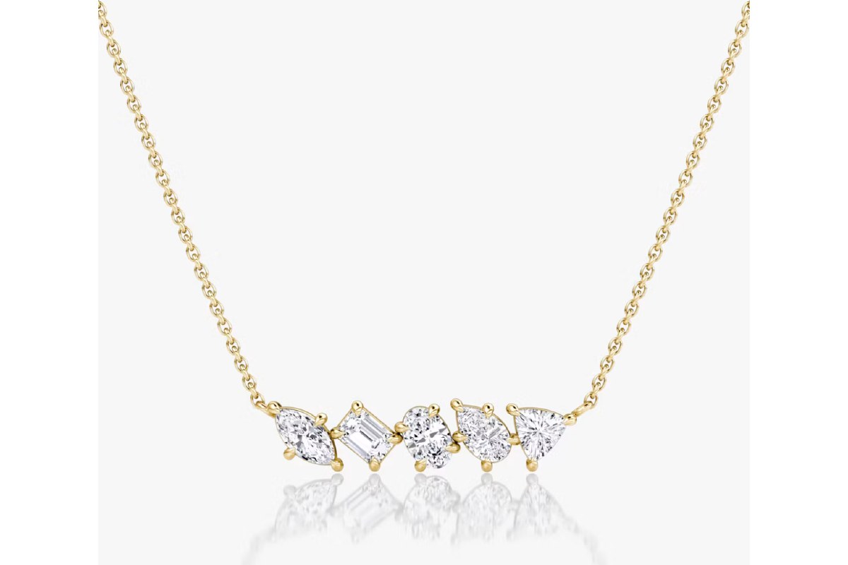 Panchmukhi Mixed-Cut Bar Pendant